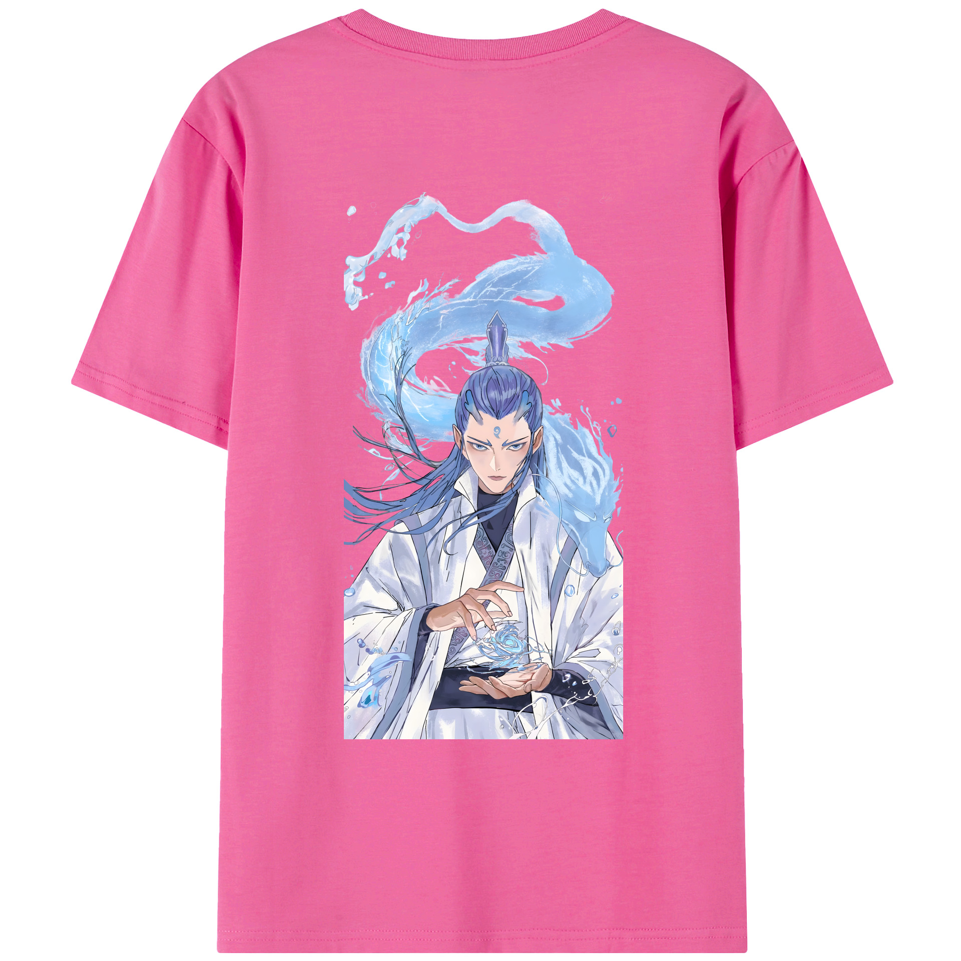 （画像用） Ne Zha 2 ナタ 魔童の大暴れ レディース半袖Tシャツ(バックプリント)